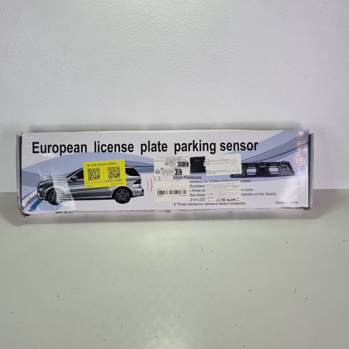 License plate parking sensor