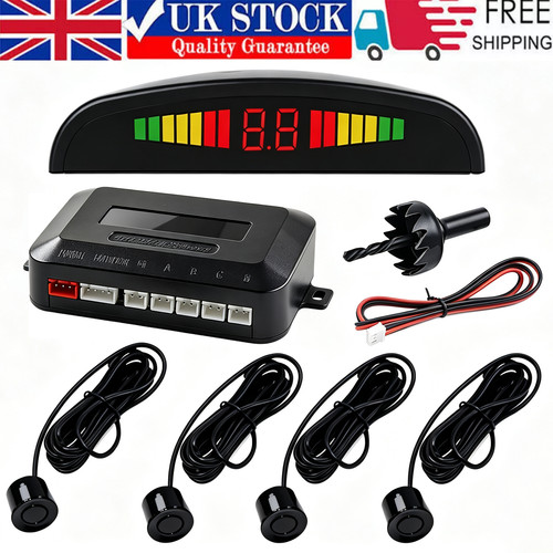 Black parking sensors car - 4x,