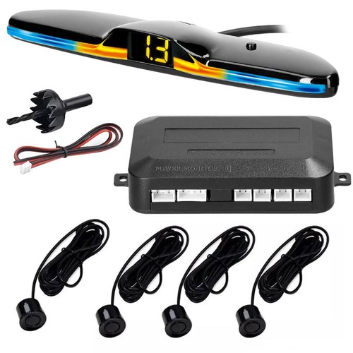 Parking sensors black car - sensors,