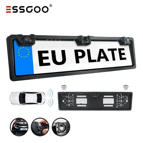 Car rear view number plate - view,