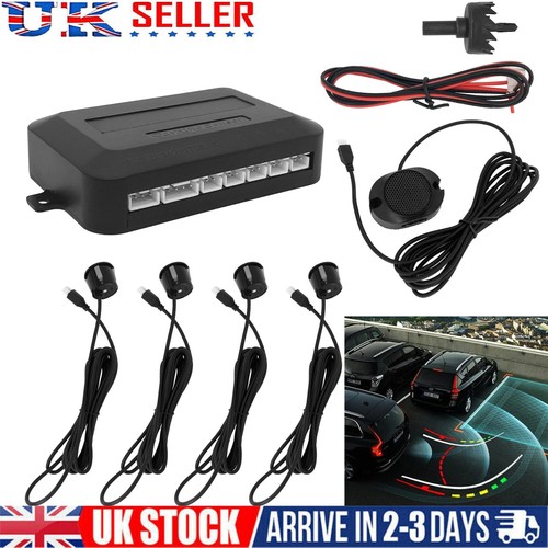 Black parking sensors - black, car