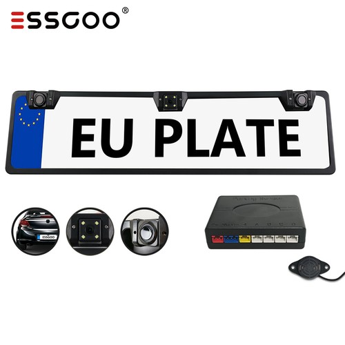 Essgoo rear car - essgoo, plate