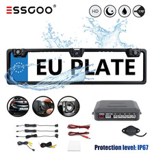 ESSGOO Car Rear Number Plate